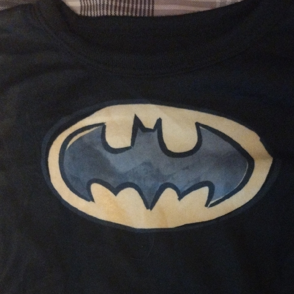 DC Comics Black and Yellow Batman Kids Costume Top - Picture 3 of 7